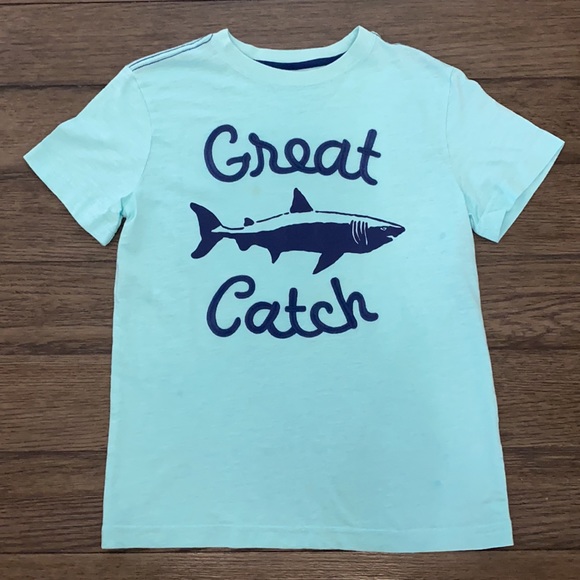 Crazy 8 boys shark t-shirt size Large(10/12) - Picture 1 of 5